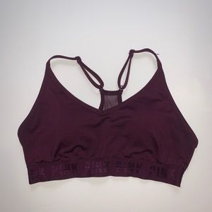 Maroon Sports Bra